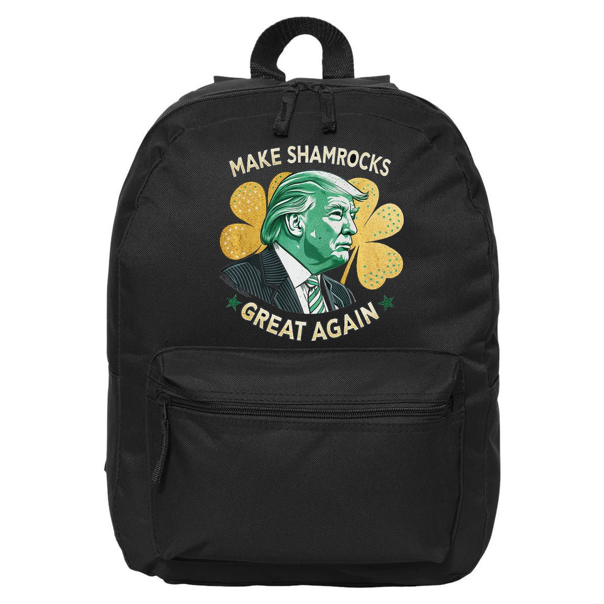 Irish American Funny Make St. Patrick’S Day Great Again 16 in Basic Backpack
