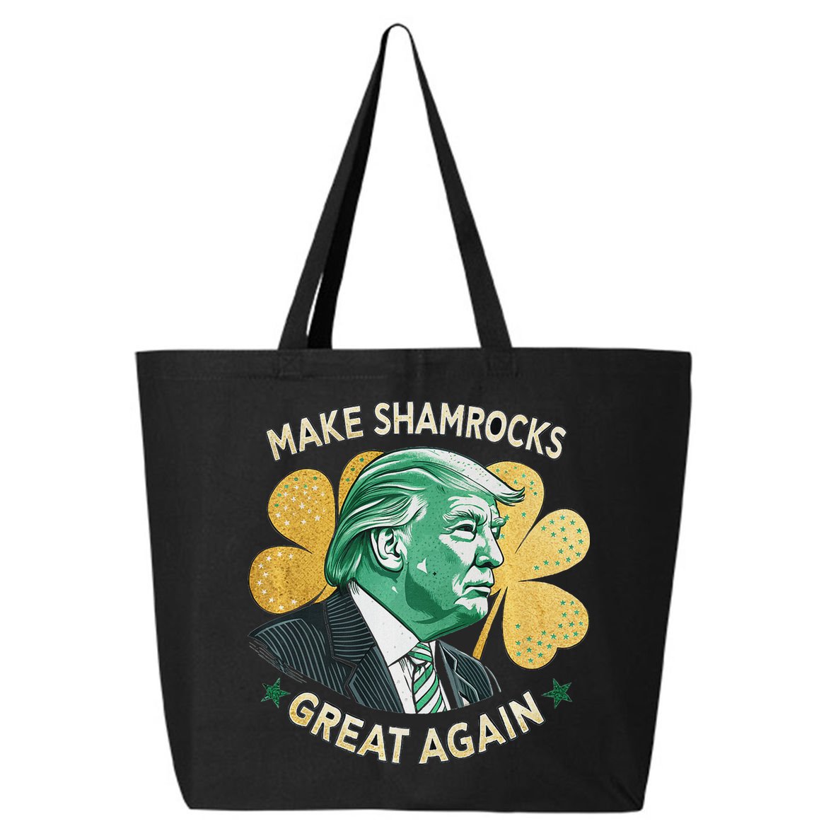 Irish American Funny Make St. Patrick’S Day Great Again 25L Jumbo Tote
