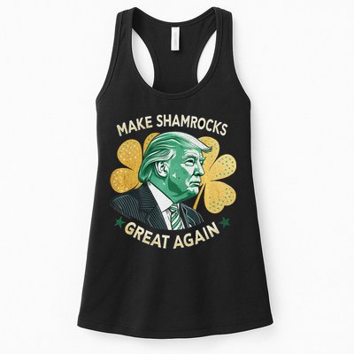 Irish American Funny Make St. Patrick’S Day Great Again Womens Tank Top
