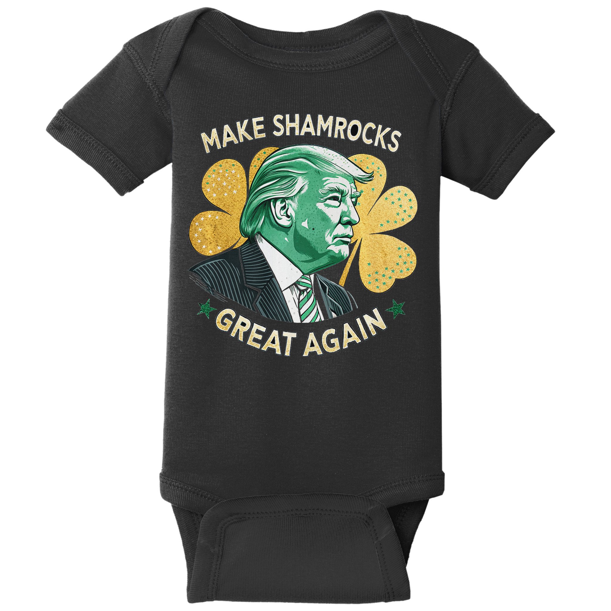 Irish American Funny Make St. Patrick’S Day Great Again Baby Bodysuit