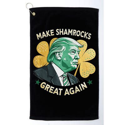 Irish American Funny Make St. Patrick’S Day Great Again Golf Towel