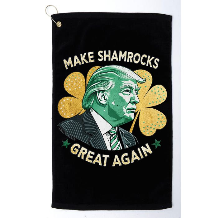 Irish American Funny Make St. Patrick’S Day Great Again Golf Towel