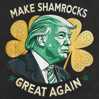 Irish American Funny Make St. Patrick’S Day Great Again Golf Towel