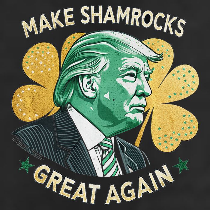 Irish American Funny Make St. Patrick’S Day Great Again Golf Towel