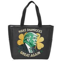 Irish American Funny Make St. Patrick’S Day Great Again Zip Tote Bag