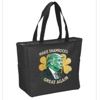 Irish American Funny Make St. Patrick’S Day Great Again Zip Tote Bag