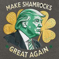 Irish American Funny Make St. Patrick’S Day Great Again Cotton Canvas Backpack