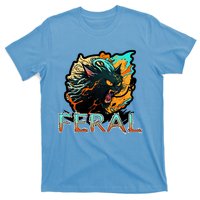 I Am Feral Cat Orange And Yellow T-Shirt