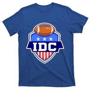 Idc American Football I Don't Care Football Lover Gift T-Shirt