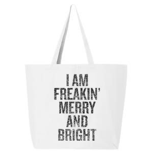 I Am Freaking Merry And Bright Tank Top 25L Jumbo Tote