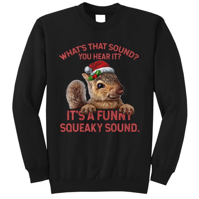 ItS A Funny Squeaky Sound Christmas Squirrel Sweatshirt