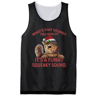 ItS A Funny Squeaky Sound Christmas Squirrel Mesh Reversible Basketball Jersey Tank