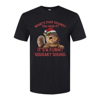 ItS A Funny Squeaky Sound Christmas Squirrel Softstyle CVC T-Shirt