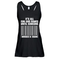 Its All Fun And Games Until Someone Misses A Scan Ladies Essential Flowy Tank