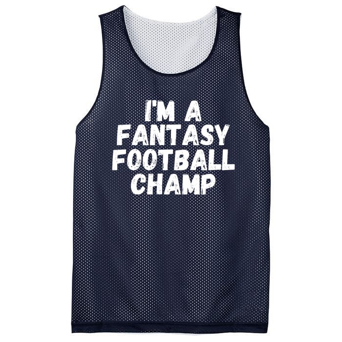 I’m A Fantasy Football Champ, Funny Fantasy Football Legend Mesh Reversible Basketball Jersey Tank