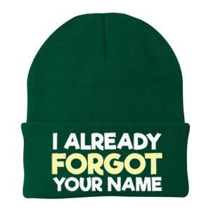 I Already Forgot You Knit Cap Winter Beanie