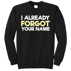 I Already Forgot You Sweatshirt