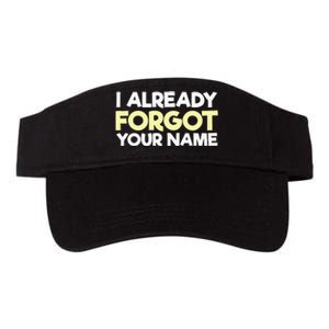 I Already Forgot You Valucap Bio-Washed Visor