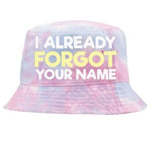 I Already Forgot You Tie-Dyed Bucket Hat