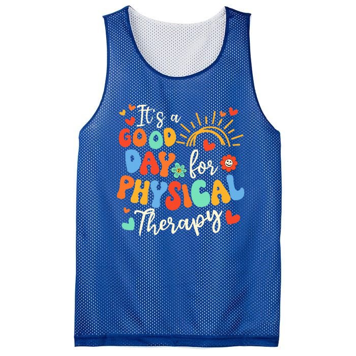 It's A Good Day For Physical Therapy Physical Therapist PT  Mesh Reversible Basketball Jersey Tank