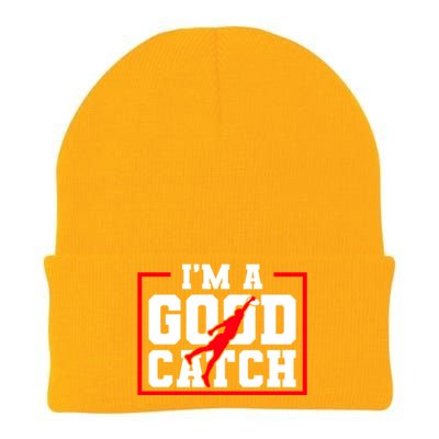 IM A Good Catch Ultimate Frisbee Gift Knit Cap Winter Beanie