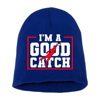 IM A Good Catch Ultimate Frisbee Gift Short Acrylic Beanie