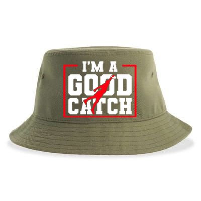 IM A Good Catch Ultimate Frisbee Gift Sustainable Bucket Hat