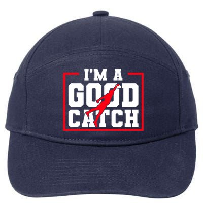 IM A Good Catch Ultimate Frisbee Gift 7-Panel Snapback Hat