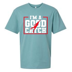 IM A Good Catch Ultimate Frisbee Gift Sueded Cloud Jersey T-Shirt