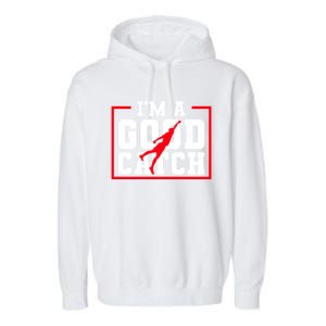 IM A Good Catch Ultimate Frisbee Gift Garment-Dyed Fleece Hoodie