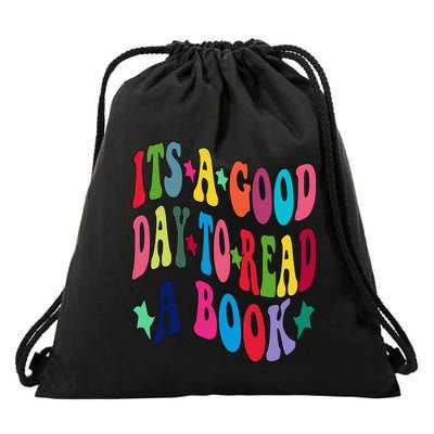 Its A Good Day To Read Book Across America Drawstring Bag