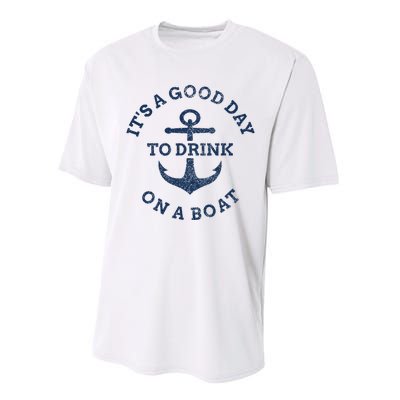 ItS A Good Day To Drink On A Boat Lake Day Drinking Performance Sprint T-Shirt