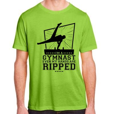 IM A Gymnast Even My Hands Are Ripped Gymnastic Great Gift Adult ChromaSoft Performance T-Shirt