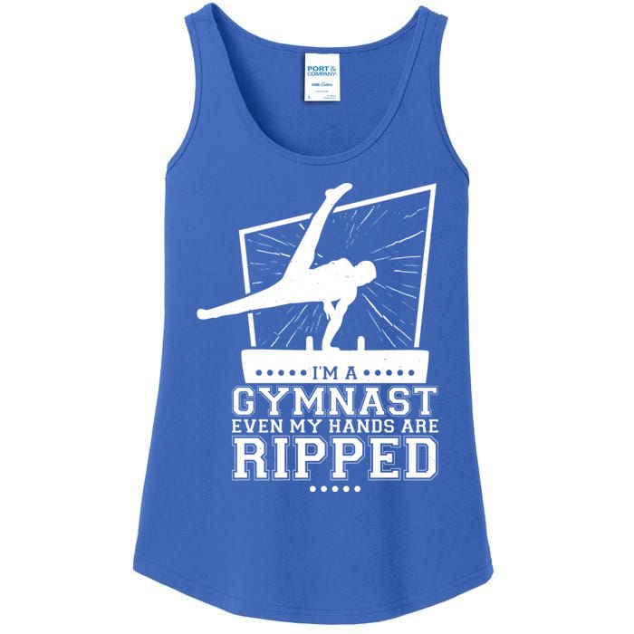 IM A Gymnast Even My Hands Are Ripped Gymnastic Great Gift Ladies Essential Tank