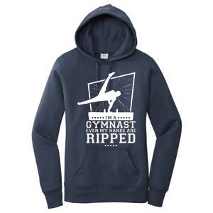 IM A Gymnast Even My Hands Are Ripped Gymnastic Great Gift Women's Pullover Hoodie