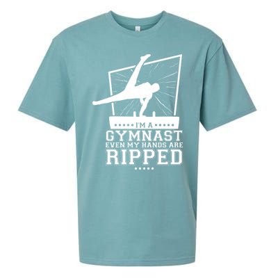 IM A Gymnast Even My Hands Are Ripped Gymnastic Great Gift Sueded Cloud Jersey T-Shirt