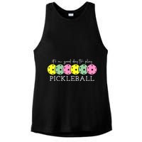 ItS A Good Days To Play Pickleball Dink Player Ladies PosiCharge Tri-Blend Wicking Tank