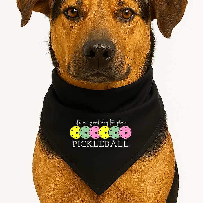 ItS A Good Days To Play Pickleball Dink Player USA-Made Doggie Bandana