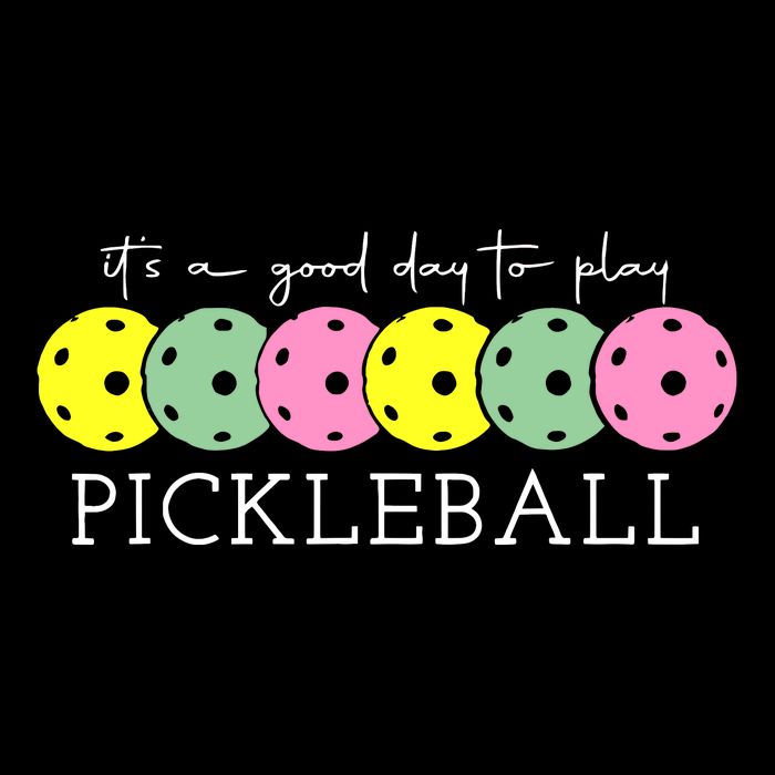 ItS A Good Days To Play Pickleball Dink Player 7-Panel Snapback Hat