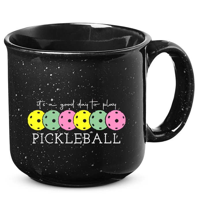 ItS A Good Days To Play Pickleball Dink Player 15oz Campfire Ceramic Mug
