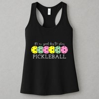 ItS A Good Days To Play Pickleball Dink Player Womens Tank Top