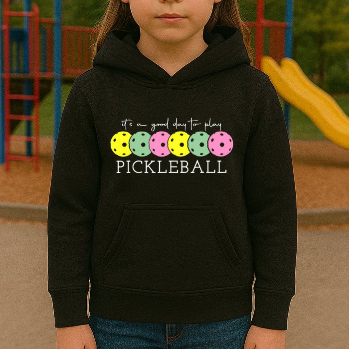 ItS A Good Days To Play Pickleball Dink Player Kids Hoodie