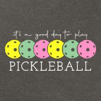 ItS A Good Days To Play Pickleball Dink Player Cotton Canvas Backpack