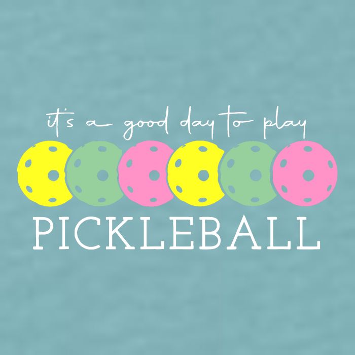 ItS A Good Days To Play Pickleball Dink Player Sueded Cloud Jersey T-Shirt