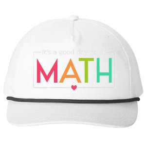 Its A Good Day To Do Math Test Day Testing Math Teachers Snapback Five-Panel Rope Hat