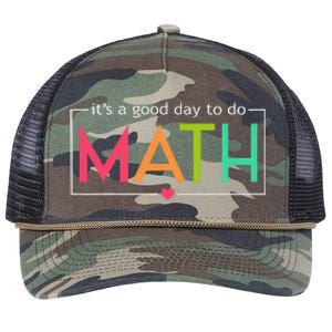 Its A Good Day To Do Math Test Day Testing Math Teachers Retro Rope Trucker Hat Cap