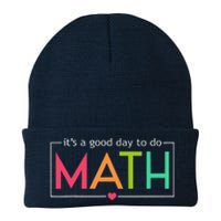 Its A Good Day To Do Math Test Day Testing Math Teachers Knit Cap Winter Beanie