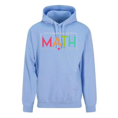 Its A Good Day To Do Math Test Day Testing Math Teachers Unisex Surf Hoodie