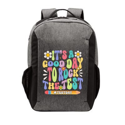 ItS A Good Day To Rock The Test Groovy Testing Motivation Vector Backpack