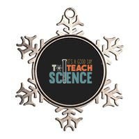 It's A Good Day To Teach Science Funny Science Teacher Metallic Star Ornament